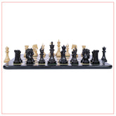 Heritage Series Ebony Staunton 4.4" Chess Set